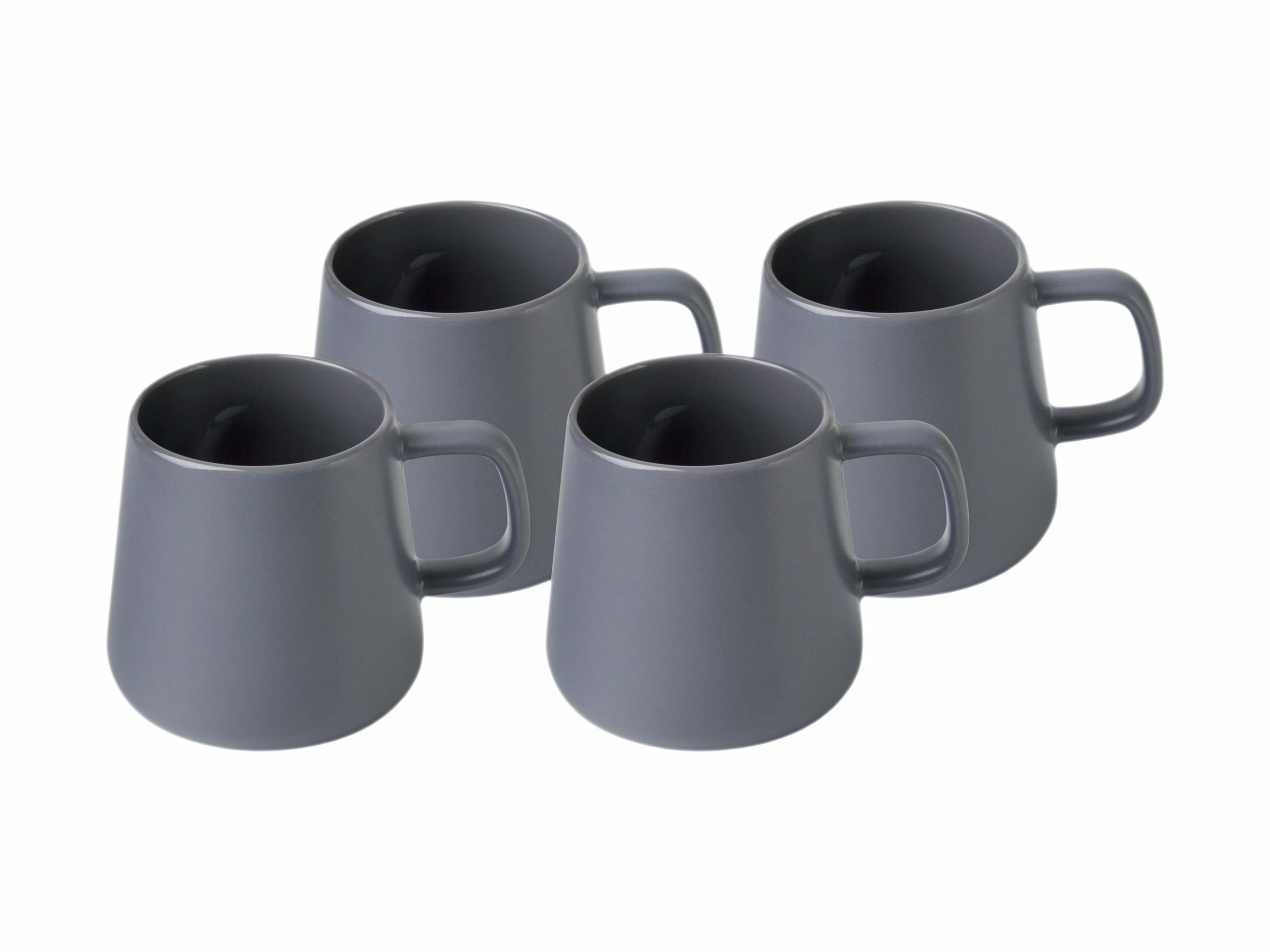 Blend Sala Mug 375ML Set Of 4 Charcoal Gift Boxed 3 Blend Sala Mug 375ML Set Of 4 Charcoal Gift Boxed - Image 3