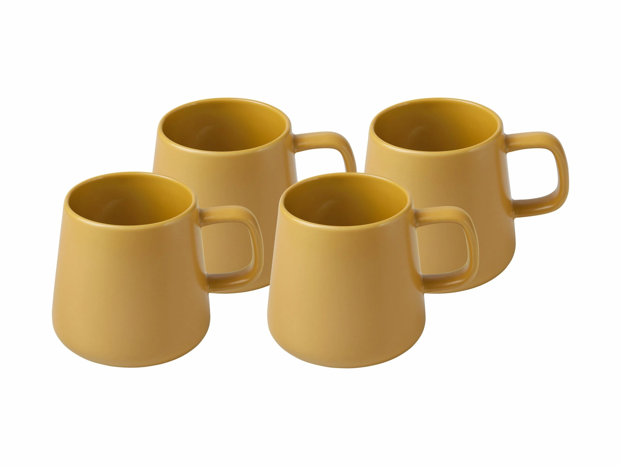 Blend Sala Mug 375ML Set Of 4 Mustard Gift Boxed 3 Blend Sala Mug 375ML Set Of 4 Mustard Gift Boxed - Image 3