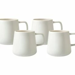 Blend Sala Mug 375ML Set Of 4 White Gift Boxed
