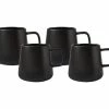 Blend Sala Mug 375ML Set Of 4 Black Gift Boxed