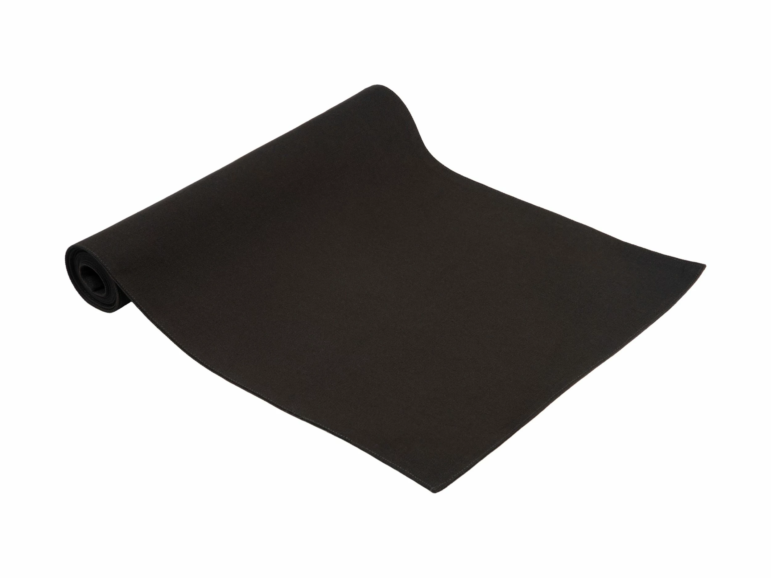 Cotton Classics Cotton Runner 150x33cm Black 1 Cotton Classics Cotton Runner 150x33cm Black