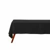 Cotton Classics Rectangle Tablecloth 300x150cm Black