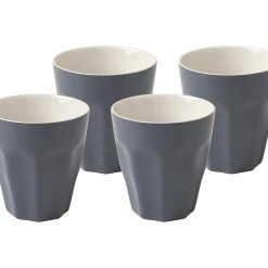 Blend Sala Latte Cup 265ML Set Of 4 Charcoal Gift Boxed -homeless mug-shop LM0034 A1 scaled