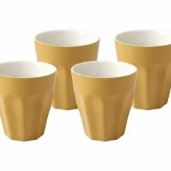 Blend Sala Latte Cup 265ML Set Of 4 Mustard Gift Boxed -homeless mug-shop LM0037 A1 scaled