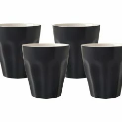 Blend Sala Latte Cup 265ML Set Of 4 Black Gift Boxed