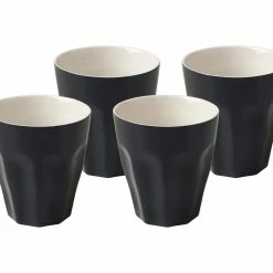 Blend Sala Latte Cup 265ML Set Of 4 Black Gift Boxed 5 Blend Sala Latte Cup 265ML Set Of 4 Black Gift Boxed -homeless mug-shop LM0039 A1 scaled
