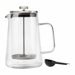 Blend Vienna Double Wall Plunger 1L Clear Gift Boxed