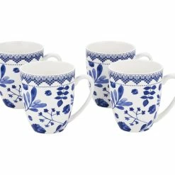 Darcy Coupe Mug 420ML Set Of 4 Floral Gift Boxed 5 Darcy Coupe Mug 420ML Set Of 4 Floral Gift Boxed -homeless mug-shop YD0011 A1 scaled