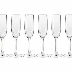Cosmopolitan Flute 160ML Set Of 6 Gift Boxed
