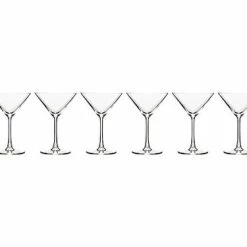 Cosmopolitan Martini Glass 235ML Set Of 6 Gift Boxed