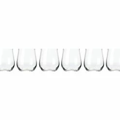 Cosmopolitan Stemless Wine Glass 455ML Set Of 6 Gift Boxed
