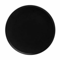 Caviar Black High Rim Plate 24.5cm
