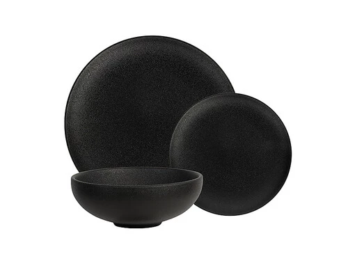 Caviar Dinner Set 12pc Black Gift Boxed 1 Caviar Dinner Set 12pc Black Gift Boxed