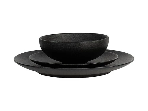 Caviar Dinner Set 12pc Black Gift Boxed 3 Caviar Dinner Set 12pc Black Gift Boxed - Image 3
