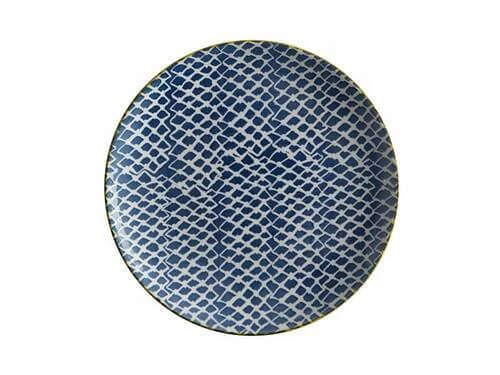 Laguna Plate 20cm Woven Blue 3 Laguna Plate 20cm Woven Blue - Image 3