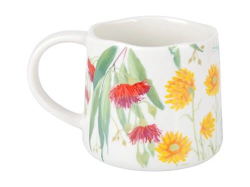 Royal Botanic Gardens Native Blooms Mug 350ML Eucalypts 2 Royal Botanic Gardens Native Blooms Mug 350ML Eucalypts - Image 2