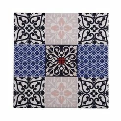 Medina Ceramic Square Tile Trivet Almeria 20cm