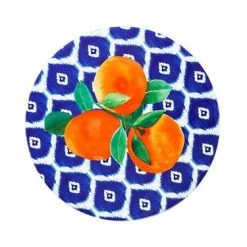 Positano Ceramic Round Tile Trivet 20cm Arancia