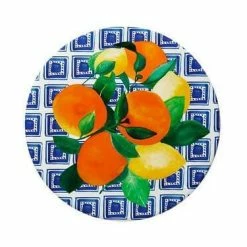 Positano Ceramic Round Tile Trivet 20cm Citrone