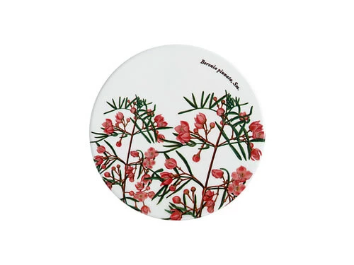 Royal Botanic Gardens Ceramic Round Coaster 9.5cm Boronia 1 Royal Botanic Gardens Ceramic Round Coaster 9.5cm Boronia