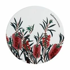 Royal Botanic Gardens Ceramic Round Trivet 20cm Bottlebrush