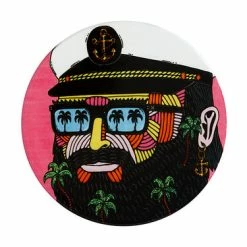 Mulga The Artist Ceramic Round Coaster 10.5cm Captain