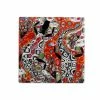 Melanie Hava Jugaig-Bana-Wabu Ceramic Square Coaster 10cm Crocodiles