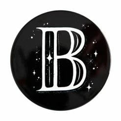 The Letterettes Ceramic Round Coaster 10.5cm B Gift Boxed""