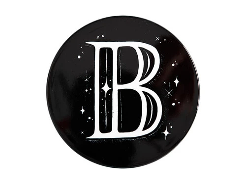 The Letterettes Ceramic Round Coaster 10.5cm B Gift Boxed"" 1 The Letterettes Ceramic Round Coaster 10.5cm B Gift Boxed""
