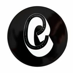 The Letterettes Ceramic Round Coaster 10.5cm C Gift Boxed""