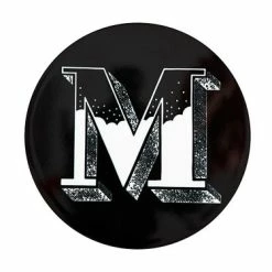 The Letterettes Ceramic Round Coaster 10.5cm M Gift Boxed""