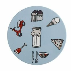 Megan McKean Cities Ceramic Round Coaster 10.5cm Rome 5 Megan McKean Cities Ceramic Round Coaster 10.5cm Rome -homeless mug-shop du0311 2