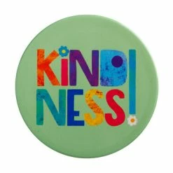 Kasey Rainbow Be Kind Ceramic Coaster 10cm Kindness