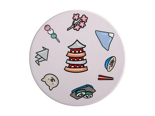 Megan McKean Cities Ceramic Round Coaster 10.5cm Tokyo 1 Megan McKean Cities Ceramic Round Coaster 10.5cm Tokyo