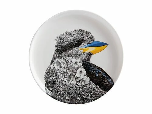 Marini Ferlazzo Birds Plate 20cm Laughing Kookaburra 1 Marini Ferlazzo Birds Plate 20cm Laughing Kookaburra