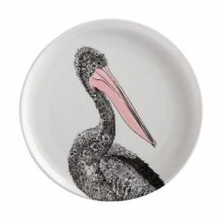 Marini Ferlazzo Birds Plate 20cm Australian Pelican