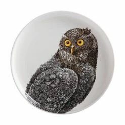 Marini Ferlazzo Birds Plate 20cm Barking Owl
