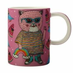 Mulga The Artist Mug 450ML Cat