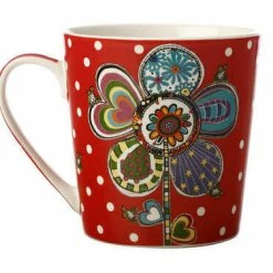 Donna's Garden Mug 350ML Vivid Violet Tin Gift Boxed -homeless mug-shop dx1018 1f