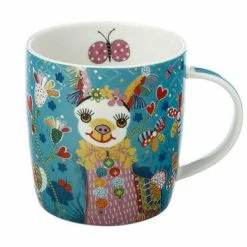 Donna Sharam Rainbow Jungle Mug 370ML Lively & Lovely Gift Boxed -homeless mug-shop dx1048 decal