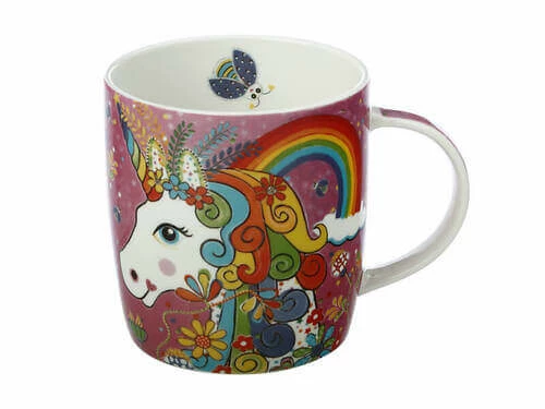 Donna Sharam Rainbow Jungle Mug 370ML Rainbow Unicorn Gift Boxed 2 Donna Sharam Rainbow Jungle Mug 370ML Rainbow Unicorn Gift Boxed - Image 2