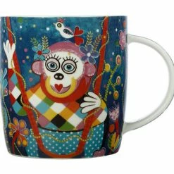 Donna Sharam Rainbow Jungle Mug 370ML Swinging Around Gift Boxed