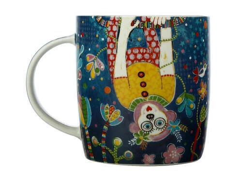 Donna Sharam Rainbow Jungle Mug 370ML Swinging Around Gift Boxed 3 Donna Sharam Rainbow Jungle Mug 370ML Swinging Around Gift Boxed - Image 3
