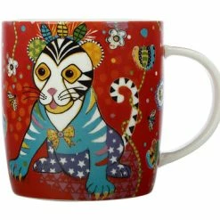 Donna Sharam Rainbow Jungle Mug 370ML Tiggy & Tiny Gift Boxed