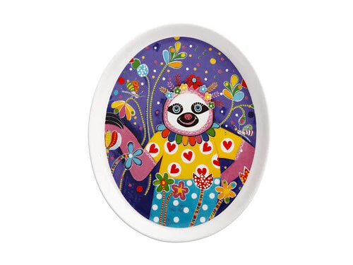 Donna Sharam Rainbow Jungle Plate 16cm Slow Walker Gift Boxed 1 Donna Sharam Rainbow Jungle Plate 16cm Slow Walker Gift Boxed