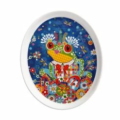 Donna Sharam Rainbow Jungle Plate 16cm Bubbles & Banjo Gift Boxed