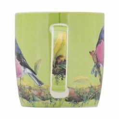 Katherine Castle Bird Talk Mug 370ML Pink Robins Gift Boxed 5 Katherine Castle Bird Talk Mug 370ML Pink Robins Gift Boxed -homeless mug-shop dx1121 handle 1