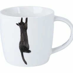 Marc Martin Feline Friends Mug 400ML Just Hanging On Gift Boxed
