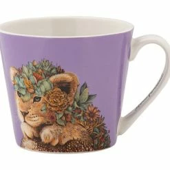 Marini Ferlazzo Wild Planet Mug 370ML Lion Gift Boxed