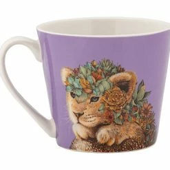 Marini Ferlazzo Wild Planet Mug 370ML Lion Gift Boxed 5 Marini Ferlazzo Wild Planet Mug 370ML Lion Gift Boxed -homeless mug-shop dx1281 side